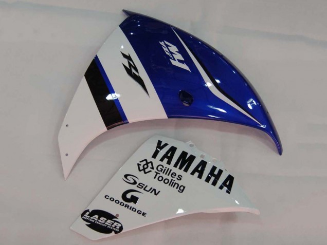 Carenados Moto Yamaha YZF 1000 R1 2009-2011 - Blanco Azul Negro M1
