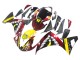 Carenados Moto Yamaha YZF 1000 R1 2009-2011 - Rojo Amarillo Negro Tiburón 46