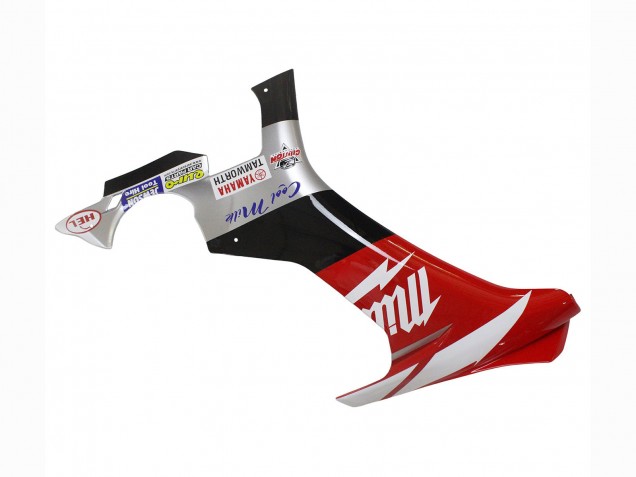 Carenado Moto Yamaha YZF 1000 R1 2015-2019 - Blanco Rojo Negro Milwaukee