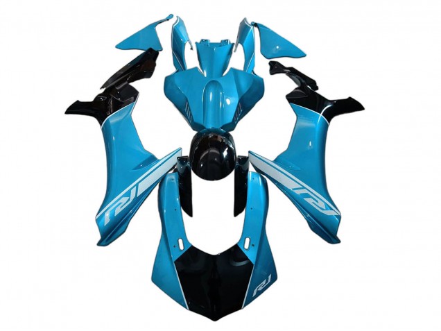 Carenado Moto Yamaha YZF 1000 R1 2020-2025 - Azul Negro Brillante