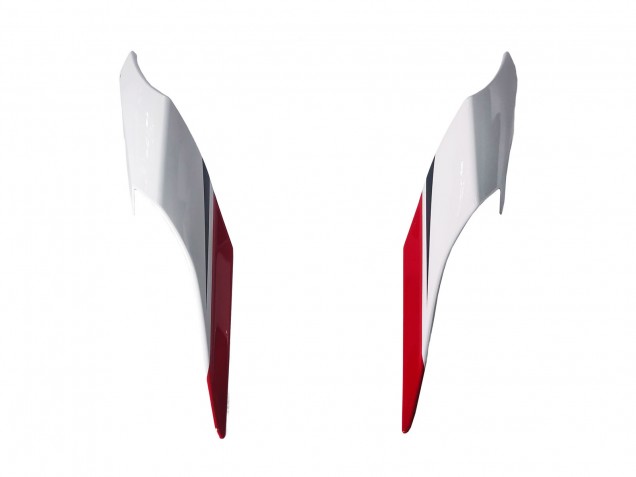 Carenado Moto Yamaha YZF 1000 R1 2020-2025 - Blanco Rojo Negro Brillante