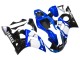 Carenados Moto Yamaha YZF 600 R6 1998-2002 - Blanco Azul Negro Brillante