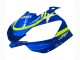 Carenados Moto Yamaha YZF 600 R6 1998-2002 - Blanco Azul Neon Amarillo Fiat Motul Michelin