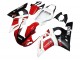 Carenados Moto Yamaha YZF 600 R6 1998-2002 - Blanco Rojo Negro Brillante