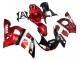 Carenados Moto Yamaha YZF 600 R6 1998-2002 - Rojo Blanco Negro Brillante