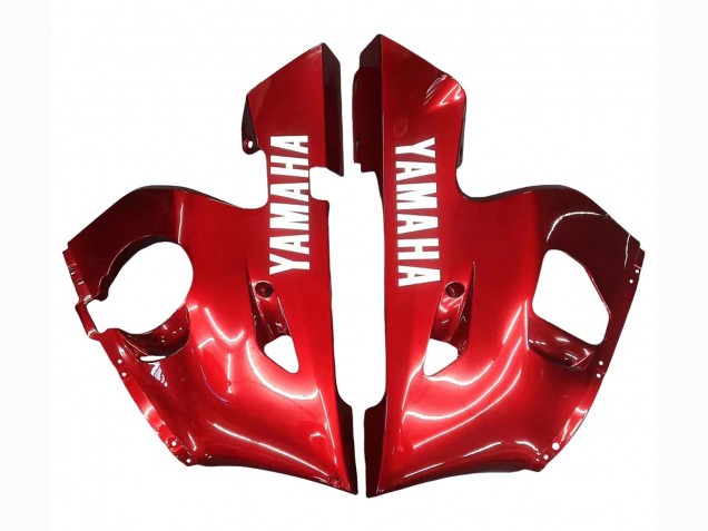Carenados Moto Yamaha YZF 600 R6 1998-2002 - Rojo Blanco Negro Brillante