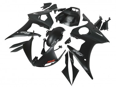 Carenados Moto Yamaha YZF R6S 2006-2009 - Negro Mate