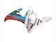 Carenados Moto Yamaha YZF R6S 2006-2009 - Blanco Azul Verde Rojo Kastinee Dunlop Motul