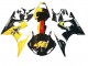Carenados Moto Yamaha YZF R6S 2006-2009 - Amarillo Rojo Negro Brillante 46