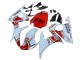 Carenados Moto Yamaha YZF R6 2003-2004 - Blanco Rojo Lucky Strike Motul