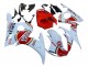 Carenados Moto Yamaha YZF R6 2003-2004 - Blanco Rojo Lucky Strike Motul