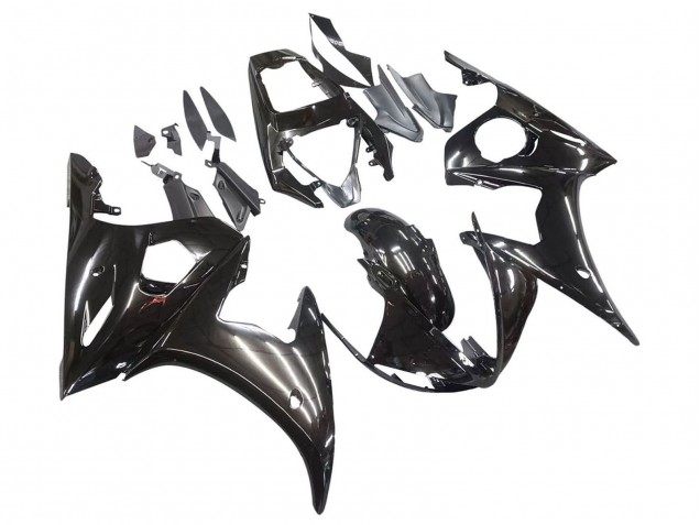 Carenados Moto Yamaha YZF R6 2003-2004 - Negro Brillante