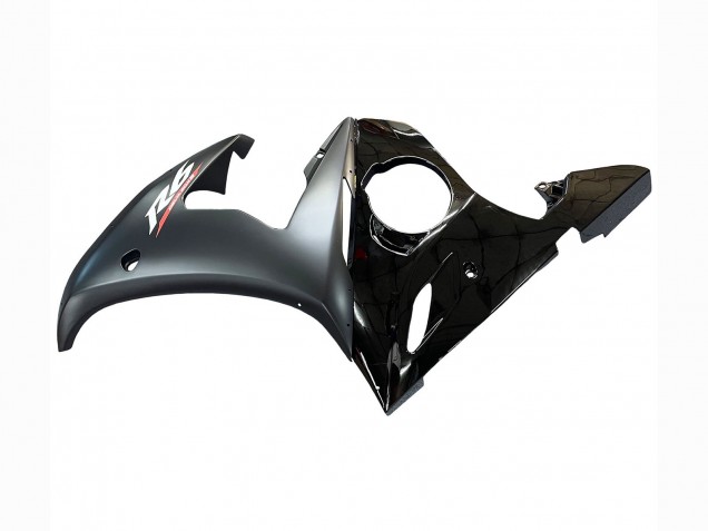 Carenados Moto Yamaha YZF R6 2003-2004 - Negro Brillante Negro Mate Oro Camaleón