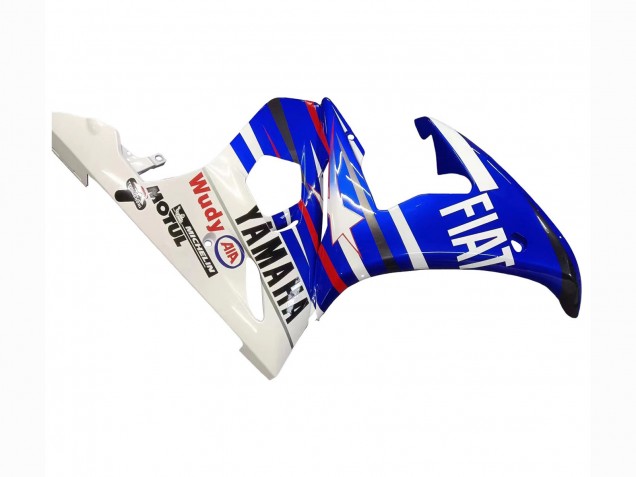 Carenados Moto Yamaha YZF 600 R6 2005 - Azul Blanco Rojo Motul Michelin Fiat