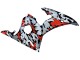 Carenados Moto Yamaha YZF 600 R6 2005 - Negro Rojo Gris Camouflage