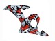 Carenados Moto Yamaha YZF 600 R6 2005 - Negro Rojo Gris Camouflage