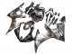 Carenados Moto Yamaha YZF 600 R6 2005 - Negro Mate Gris Geométrico