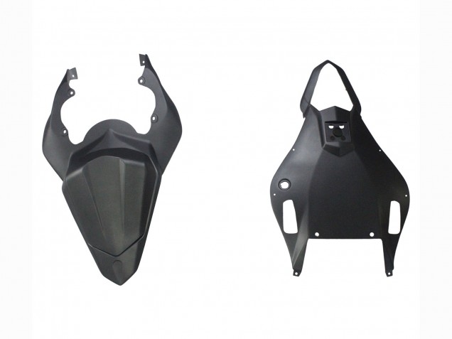 Carenados Moto Yamaha YZF 600 R6 2006-2007 - Negro Mate Plata Llama