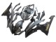 Carenados Moto Yamaha YZF 600 R6 2008-2016 - Gris Negro Mate Oro Calcomanías