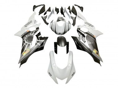Carenados Moto Yamaha YZF 600 R6 2017-2023 - Blanco Gris Negro Mate ENEOS Semakin Didepan