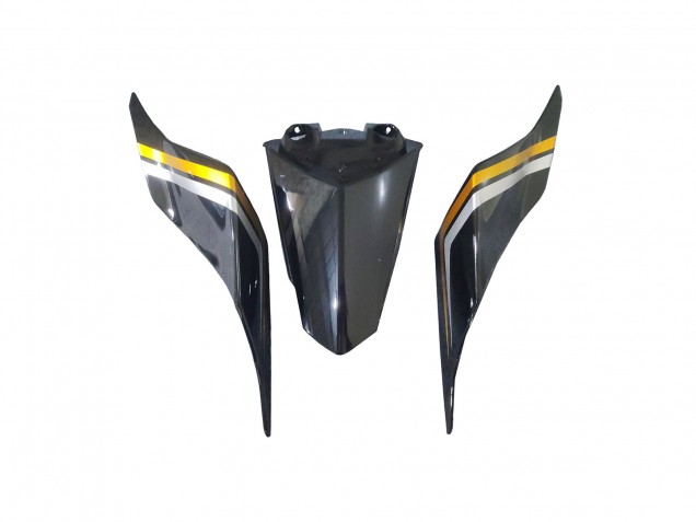 Carenados Moto Yamaha YZF 600 R6 2017-2023 - Oro Negro FibraCarbono