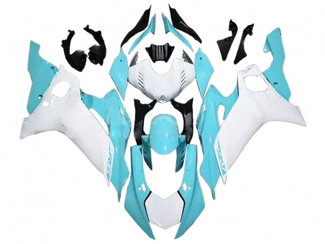 Carenados Moto Yamaha YZF 600 R6 2017-2023 - Blanco Azul Claro