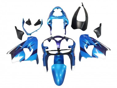 Carenados Moto Kawasaki ZX9R 2000-2001 - Azul Negro
