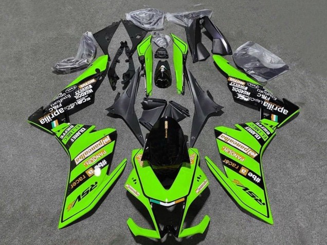 Carenados Moto Aprilia RSV4 1000 2009-2015 - Verde Negro