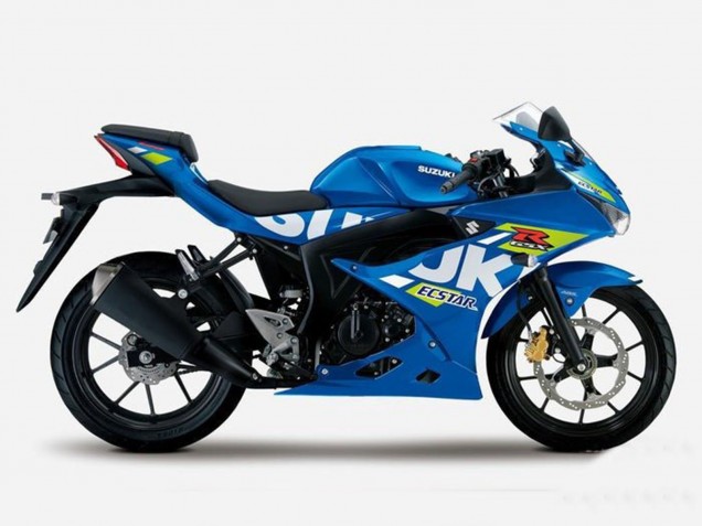 Carenados Moto Suzuki GSXR125 2017-2025 - Azul Amarillo Ecstar