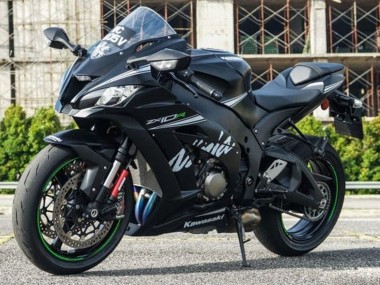 Carenados Moto Kawasaki ZX10R 2016-2020 - Negro Mate Blanco Verde