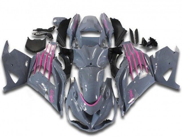 Carenados Moto Kawasaki ZX14R ZZR1400 2012-2024 - Nardo Gris Rosa