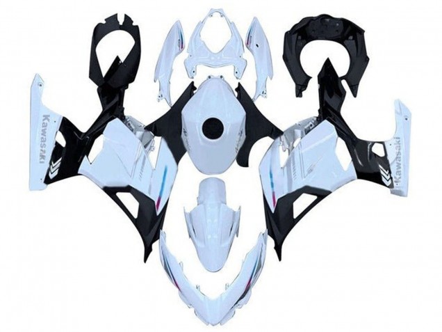 Carenado Moto Kawasaki Ninja 400 2018-2024 - Blanco Negro