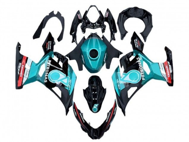 Carenados Moto Kawasaki Ninja 400 2018-2024 - Azul Claro Rojo Negro Petronas