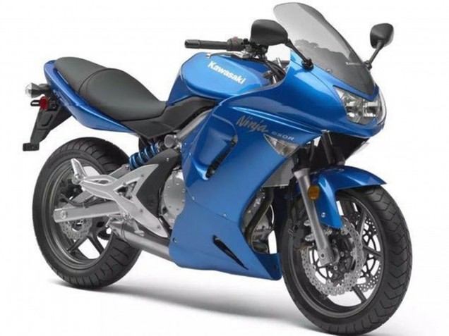 Carenados Moto Kawasaki Ninja 650 EX650 2006-2008 - Azul Chrome