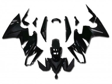 Carenados Moto Kawasaki Ninja 650 EX650 2009-2011 - Negro Brillante Negro Mate