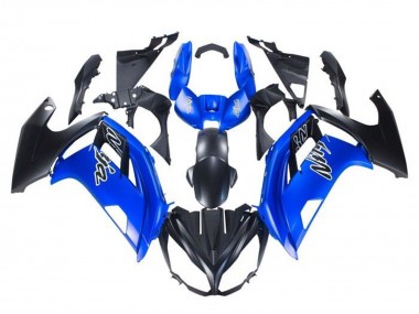 Carenados Moto Kawasaki Ninja 650 EX650 2012-2016 - Azul Negro Mate
