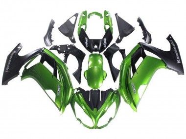 Carenado Moto Kawasaki Ninja 650 EX650 2012-2016 - Verde Negro Mate