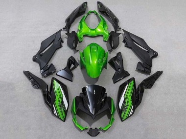 Carenados Moto Kawasaki Z400 2018-2024 - Verde Blanco Negro