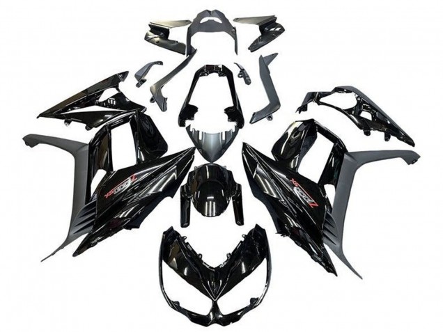 Carenados Moto Kawasaki Z1000SX 2010-2016 - Negro Brillante