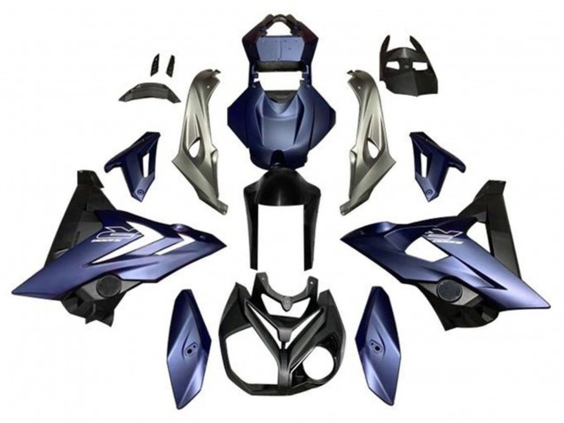 Carenados Moto BMW S1000RR 2015-2016 - Plata Azul Mate Negro Mate