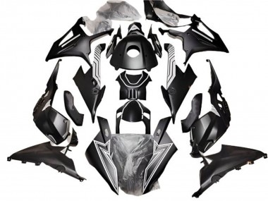 Carenados Moto BMW S1000RR 2019-2022 - Negro Mate Blanco Línea