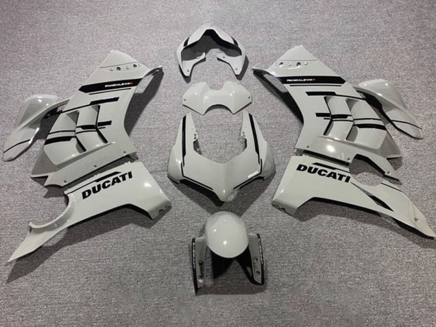 Carenados Moto Ducati Panigale V4 V4S 2020-2021 - Gris Negro Brillante