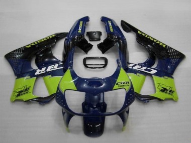 Carenados Moto Honda CBR900RR 893 1994-1995 - Azul Verde Negro Brillante