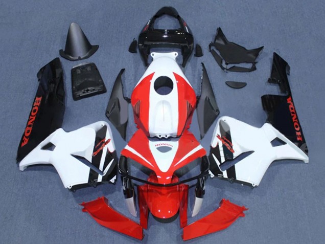 Carenados Moto Honda CBR600RR 2005-2006 - Negro Blanco Rojo