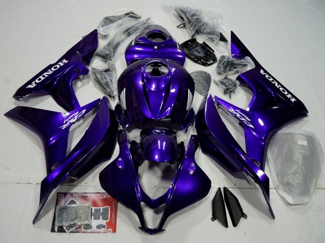 Carenado Moto Honda CBR600RR 2007-2008 - Azul Negro Brillante