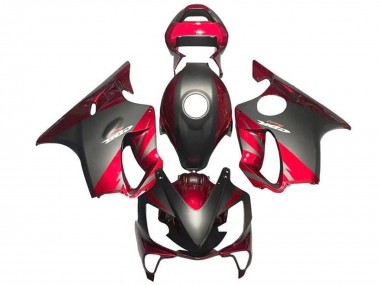 Carenados Moto Honda CBR600 F4i 2001-2003 - Rojo Negro Mate