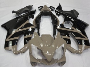 Carenados Moto Honda CBR600 F4i 2004-2007 - Marrón Topo Negro Brillante
