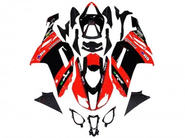 Carenados Moto Kawasaki ZX6R 2013-2018 - Rojo Negro Elf