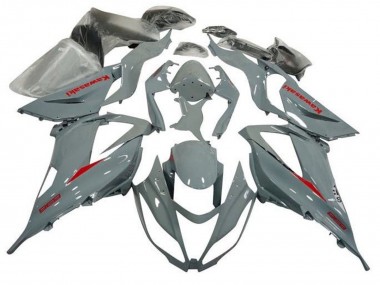 Carenado Moto Kawasaki ZX6R 2013-2018 - Nardo Gris Rojo