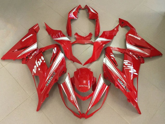 Carenados Moto Kawasaki ZX6R 2013-2018 - Rojo Blanco